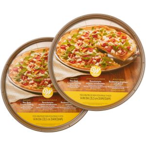 Set X 2 Moldes Para Pizza Con Recubrimiento Cerámico 40cms - Ceramacut