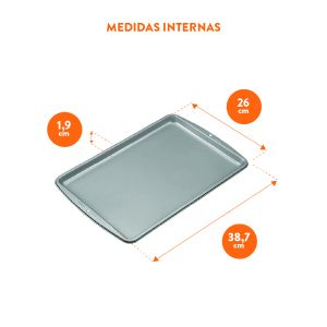 Placa Antiadherente Mediana - Recipe Right