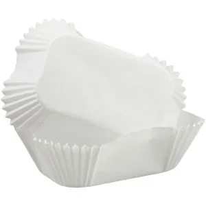 Pirotin Rectangular Para Mini Budines -  Blanco