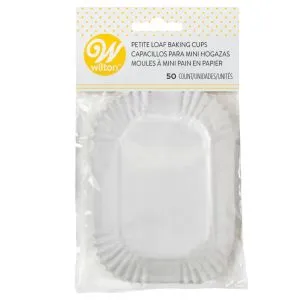 Pirotin Rectangular Para Mini Budines -  Blanco