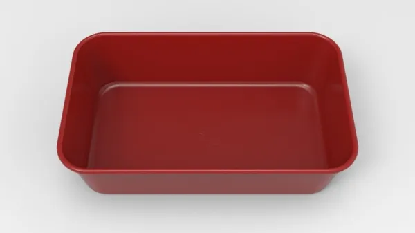 Molde Para Budin 24cm Rojo