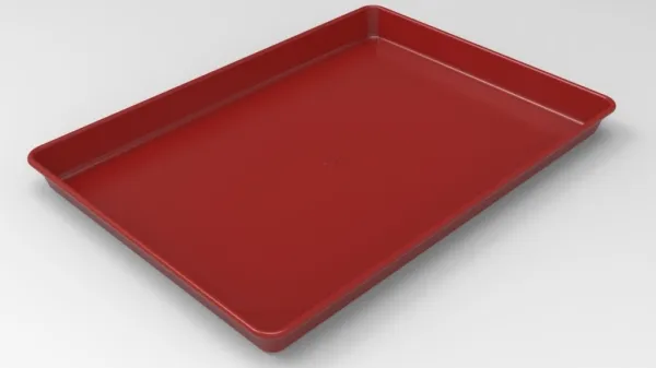 Placa Para Horno 34cm Rojo