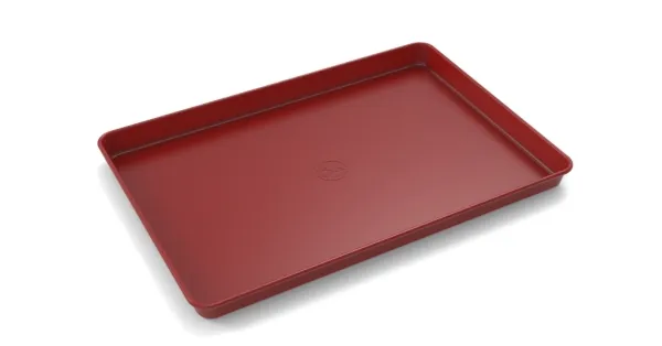 Placa Para Horno 40cm Rojo